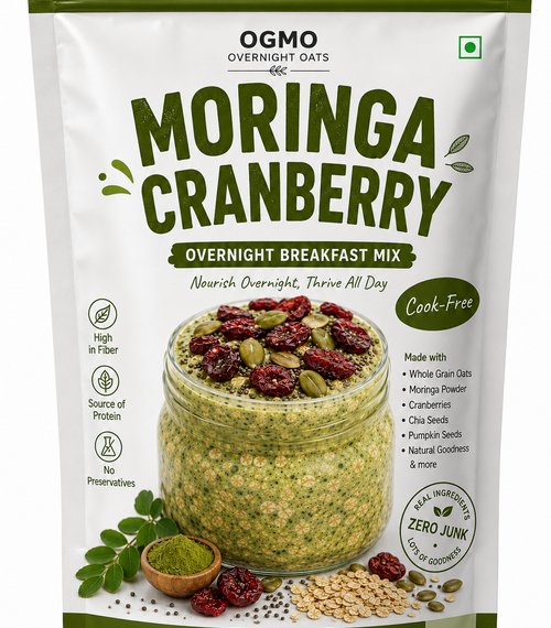Moringa Cranberry Overnight Breakfast Mix